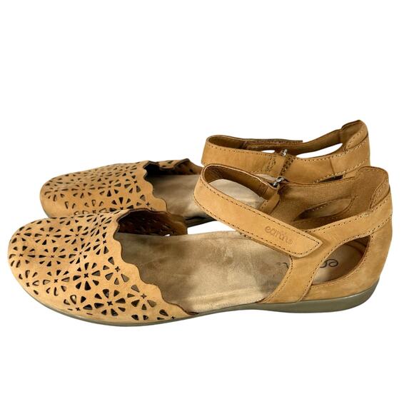 Earth Bella Sandals Tan Leather Womens Size 11M Shoes - Picture 1 of 13